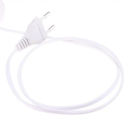 EU LED Stand Lamp Holder — E27 Bulb Plug Dome Socket with Cable Base for Table Lamps, Nightstands, and Lighting Accessories
