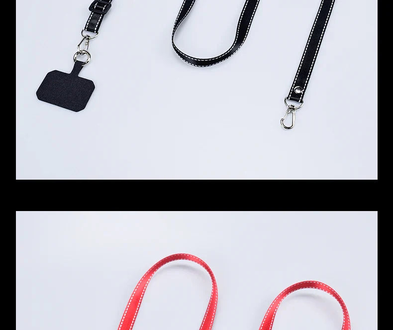 Simplicity Crossbody Cell Phone Lanyard – Adjustable Neck Strap with Universal Clip Gasket, Anti-Lost Mobile Phone Lanyard