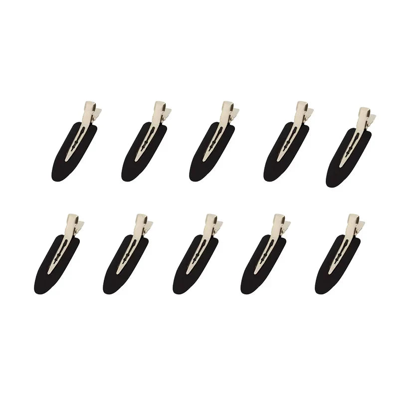 10PCS No Crease Hair Clips Set – Basic Hairpins for Women & Girls, No Bend, Styling & Makeup Accessories