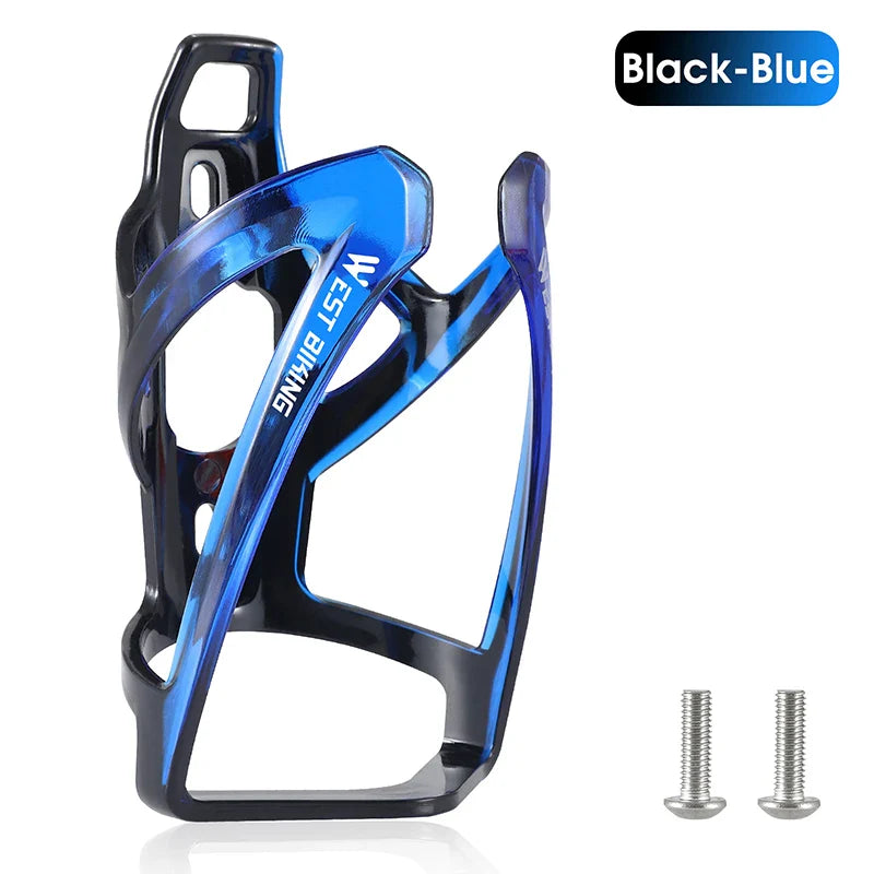 WEST BIKING Bicycle Water Bottle Cage – Colorful Gradient Ultralight MTB & Road Bike Bottle Holder, Cycling Bracket