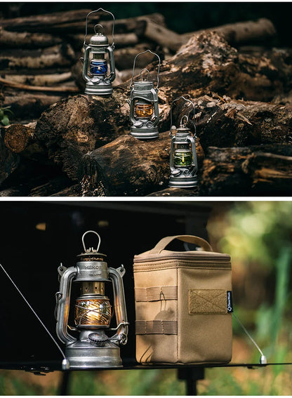 Thous Winds Memory Mini Oil Lamp – Portable Retro Camping Lantern for Hike, Picnic, and Backpacking