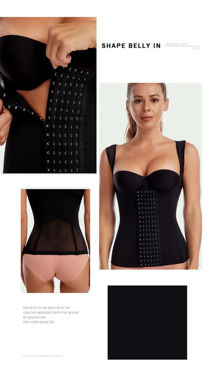 Waist Corset Postpartum Shapewear – Slimming Tummy Trainer, Flat Belly Waist Trainer & Body Shaper for Women