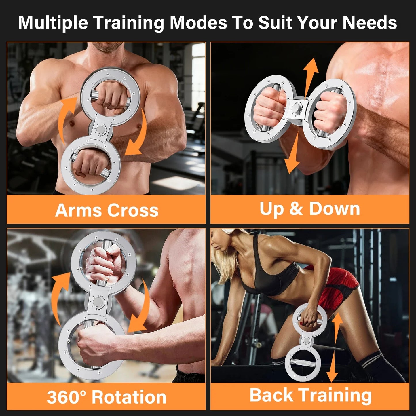 Adjustable Grip Strength Trainer - 8–15 lb Forearm & Wrist Exerciser