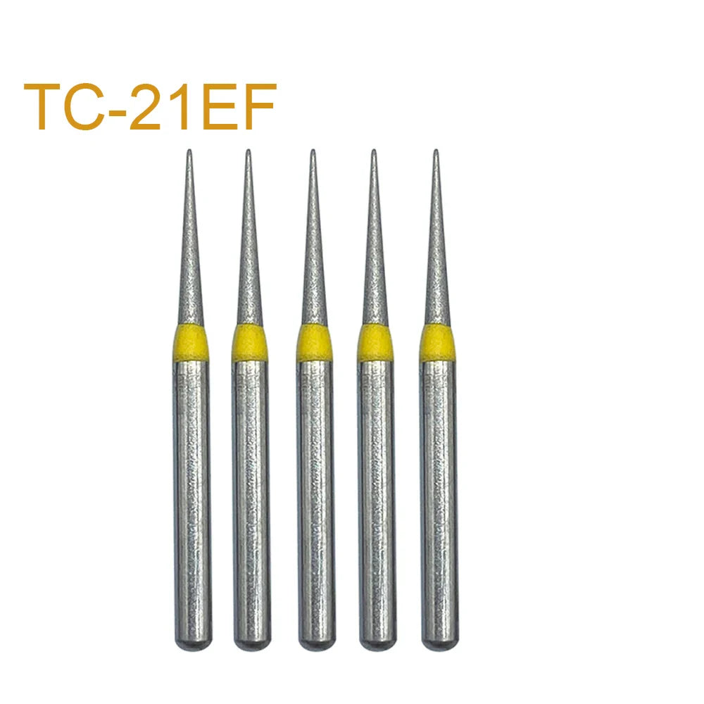 5pcs FG Dia 1.6mm Dental Drills – High-Speed Handpiece Diamond Burs for Teeth Whitening