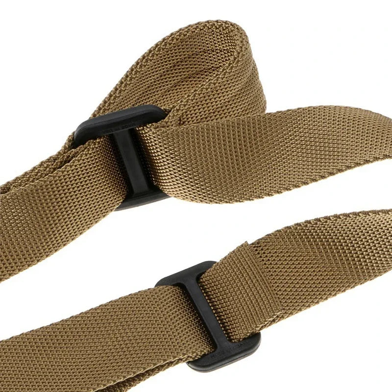 Adjustable MS4 Rifle Sling — QD Metal Swivel, 2-Point Tactical Nylon Strap for Airsoft, Hunting & Multi-Mission Weapon Use