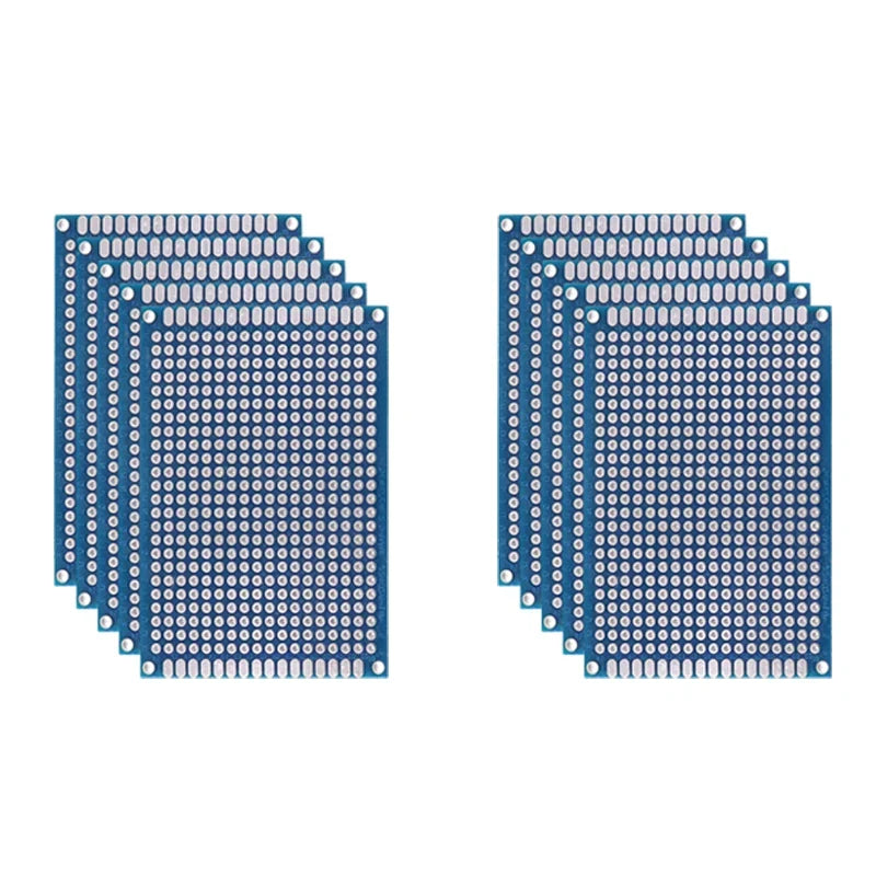 PCB Prototype Boards - Double Sided Blue Circuit Boards for DIY Soldering Projects 5-10PCS