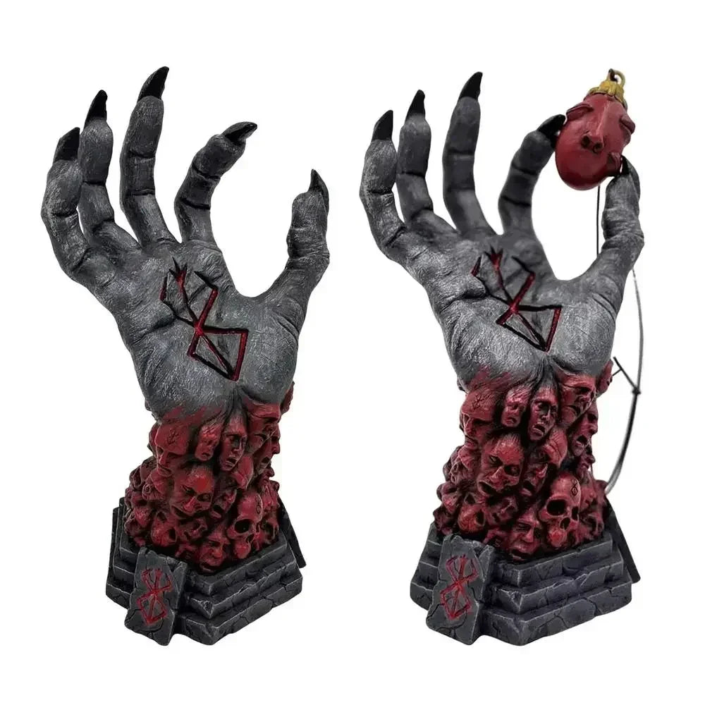 Gothic Witch Hand Resin Statue – Creative Wall Decor, Key & Bag Hanger, Aesthetic Home Ornament