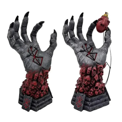 Gothic Witch Hand Resin Statue – Creative Wall Decor, Key & Bag Hanger, Aesthetic Home Ornament