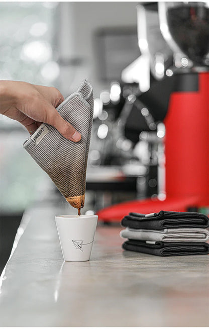 MHW-3BOMBER Barista Coffee Towels – Professional Square Cleaning Cloths for Espresso Machines & Kitchen Use