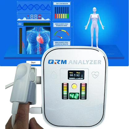 Quantum Resonance Magnetic Body Analyzer QA-36S with Hand Touch & 53 Sub-Health Test Reports - New Generation Set