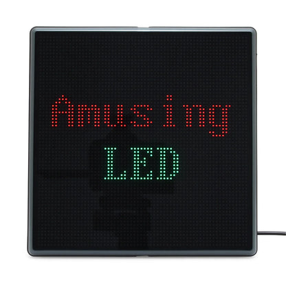 RGB LED Pixel Display Panel Lamp – 16x16 / 32x32 / 64x64 Programmable App Control Creative Art Screen Night Light for Anime & Gaming Room Decor