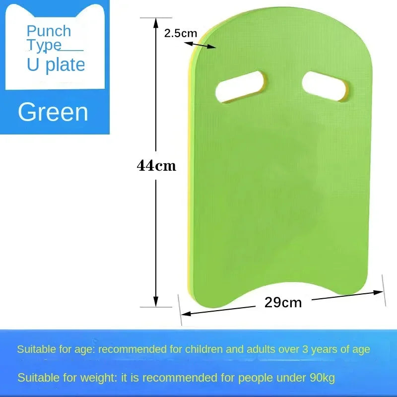 EVA Foam Swimming Kickboard – U-Shaped Floating Training Board for Kids & Adults Pool Practice Water Sports Accessory