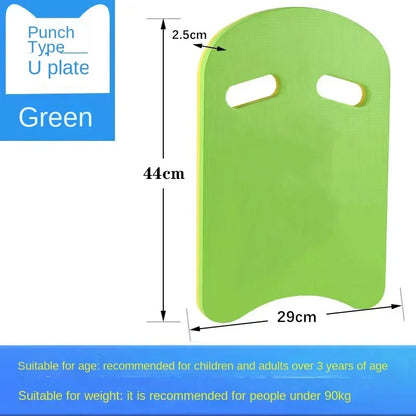 EVA Foam Swimming Kickboard – U-Shaped Floating Training Board for Kids & Adults Pool Practice Water Sports Accessory
