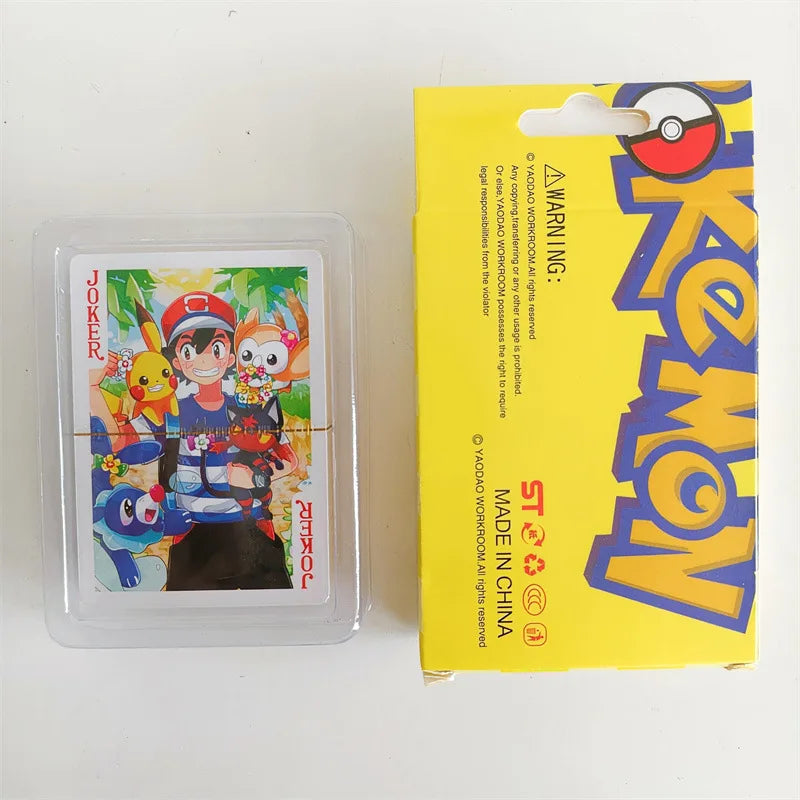 Pokémon Playing Cards - Cute Anime Character Deck for Games, Collecting & Gifts