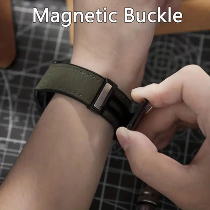 Leather Silicone Magnetic Strap for CMF Watch Pro 2/3 — Wristband Bracelet Correa Belt for Nothing Watch Pro 2/3