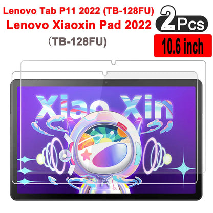 2PCS Tempered Glass Screen Protector for Lenovo Tab P11 Gen 2, M10 FHD Plus, M9, M8, M7, Legion Y700, Xiaoxin Pad 2024, YOGA 11