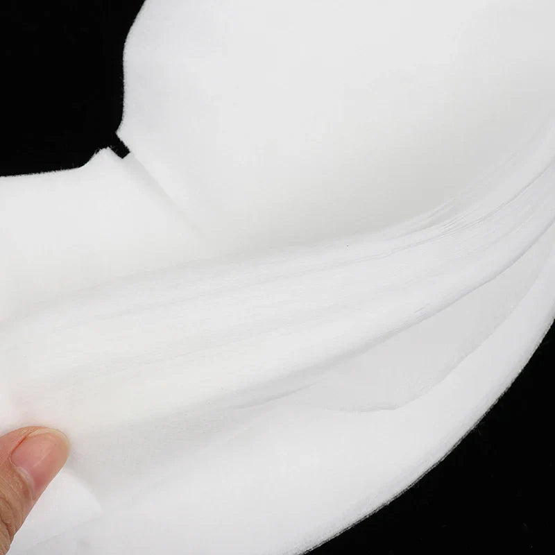 100pcs Disposable Massage Table Headrest & Face Cradle Covers – Pillow & Cushion Protectors