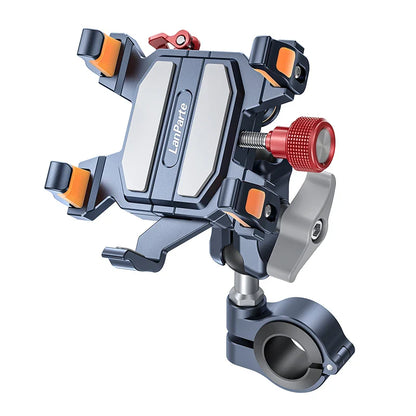 New Universal Motorcycle Phone Holder – High-Quality Alloy Shockproof Navigation Mount