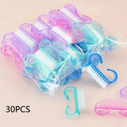 Nail Art Cleaning Brush - Soft Plastic Dust Removal Brush for Manicure Care