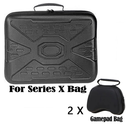 Hard Case Bag for Xbox Series S – Travel Storage Organizer for Console, Gamepad & Accessories