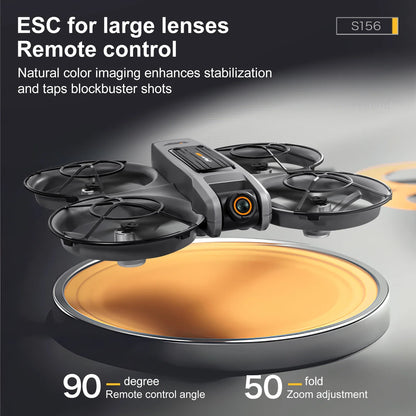 S156 GPS Foldable Drone – 8K Dual Camera, 5G WiFi, 360° Obstacle Avoidance, Brushless Motor FPV Quadcopter Toy