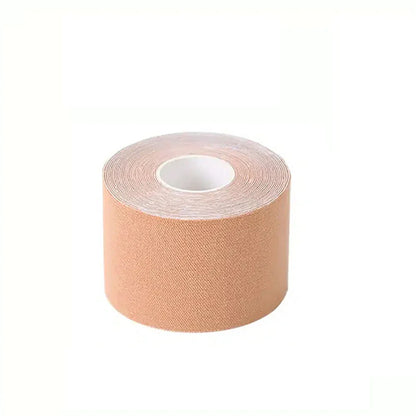 Elastic Breast Lifting Tape — Skin Tone, Invisible, Breathable, Anti-Sagging Tape for Strapless Support