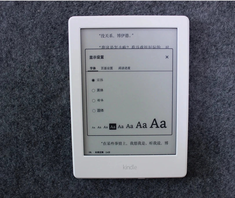 Kindle 10th Generation E-Book Reader - 6-inch E-Ink Touch Screen, 4GB/8GB, Backlight Reading Light, 167ppi