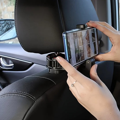 Multifunction Car Rear Headrest Hook – Holder for Phone, Bags & Accessories