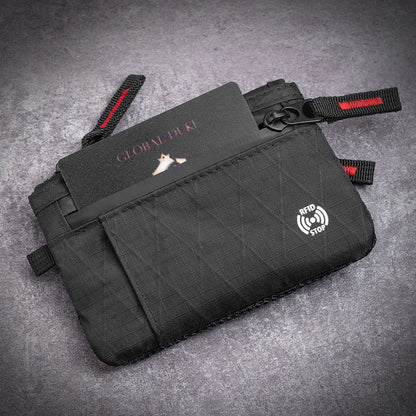 EDC RFID Anti-Theft Wallet - Ultra-Thin Unisex Zipper Coin Purse & Multi-Compartment Card Holder