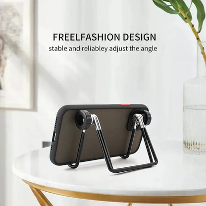 Portable Metal Tablet and Phone Stand – Foldable Desk Mount for iPad, iPhone, Samsung, Huawei | Universal Use for Work, Home, Travel