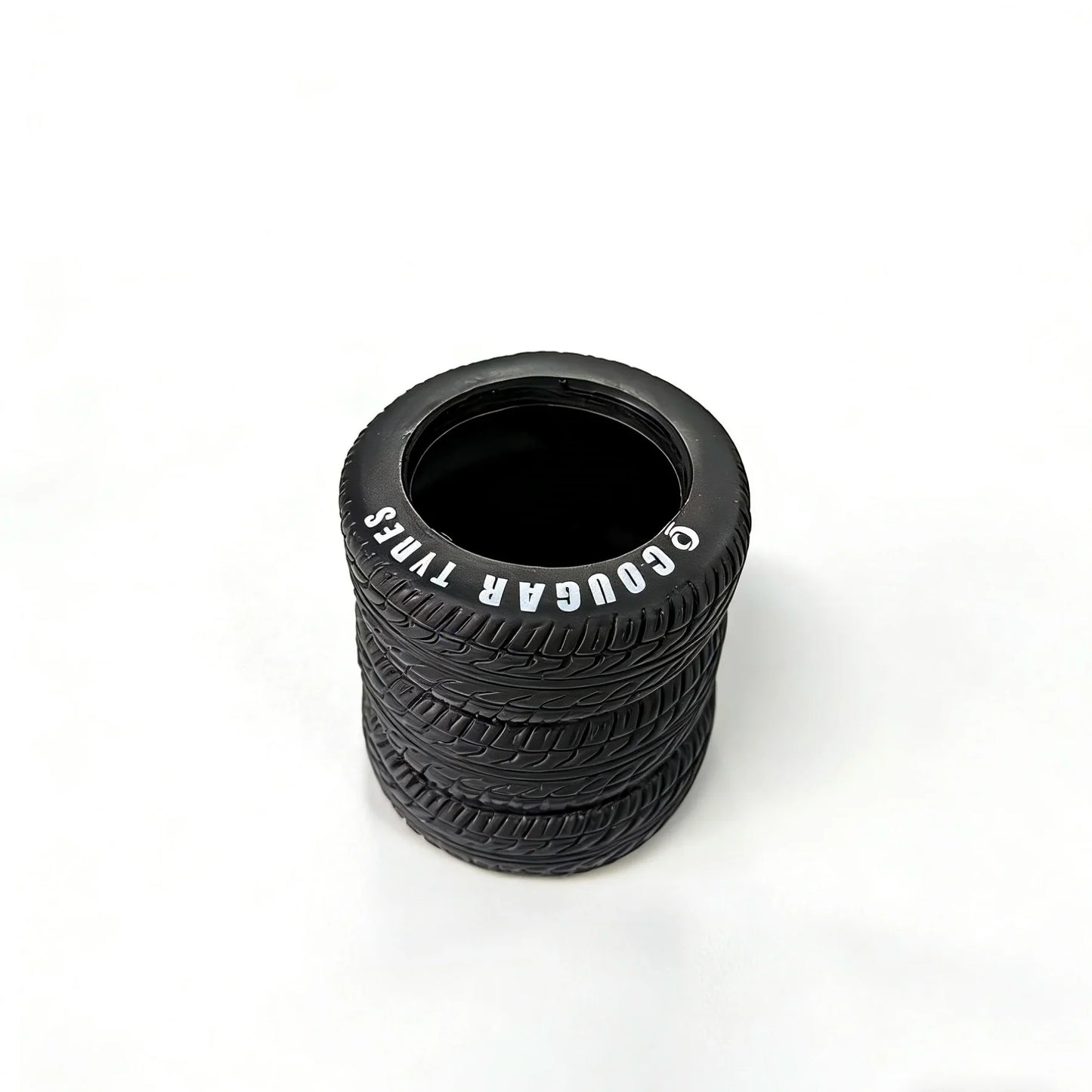 Tire Shaped Pen Holder - Creative Desktop Organizer for Pens, Office Supplies & Decorative Storage