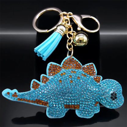 Ladybug Crystal Keychain - Tassel Bag Charm & Decorative Key Ring for Women & Men