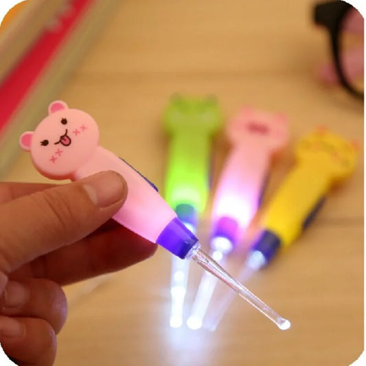 LED Baby Ear Cleaner Tool – Safe Ear Wax Remover Curette with Flashlight for Hygiene Ear Cleaning Care Kit