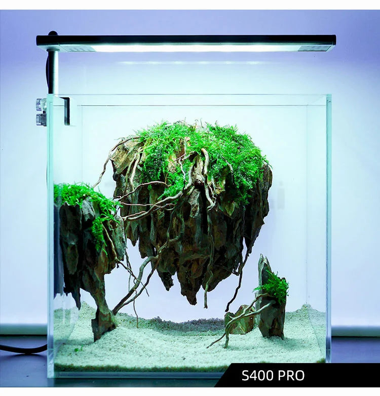 Week Aqua S Series WRGB Fishing Lamp – ADA Style LED Light for Aquariums, Fish Tanks, Fishbowls & Aquascaping Decoration