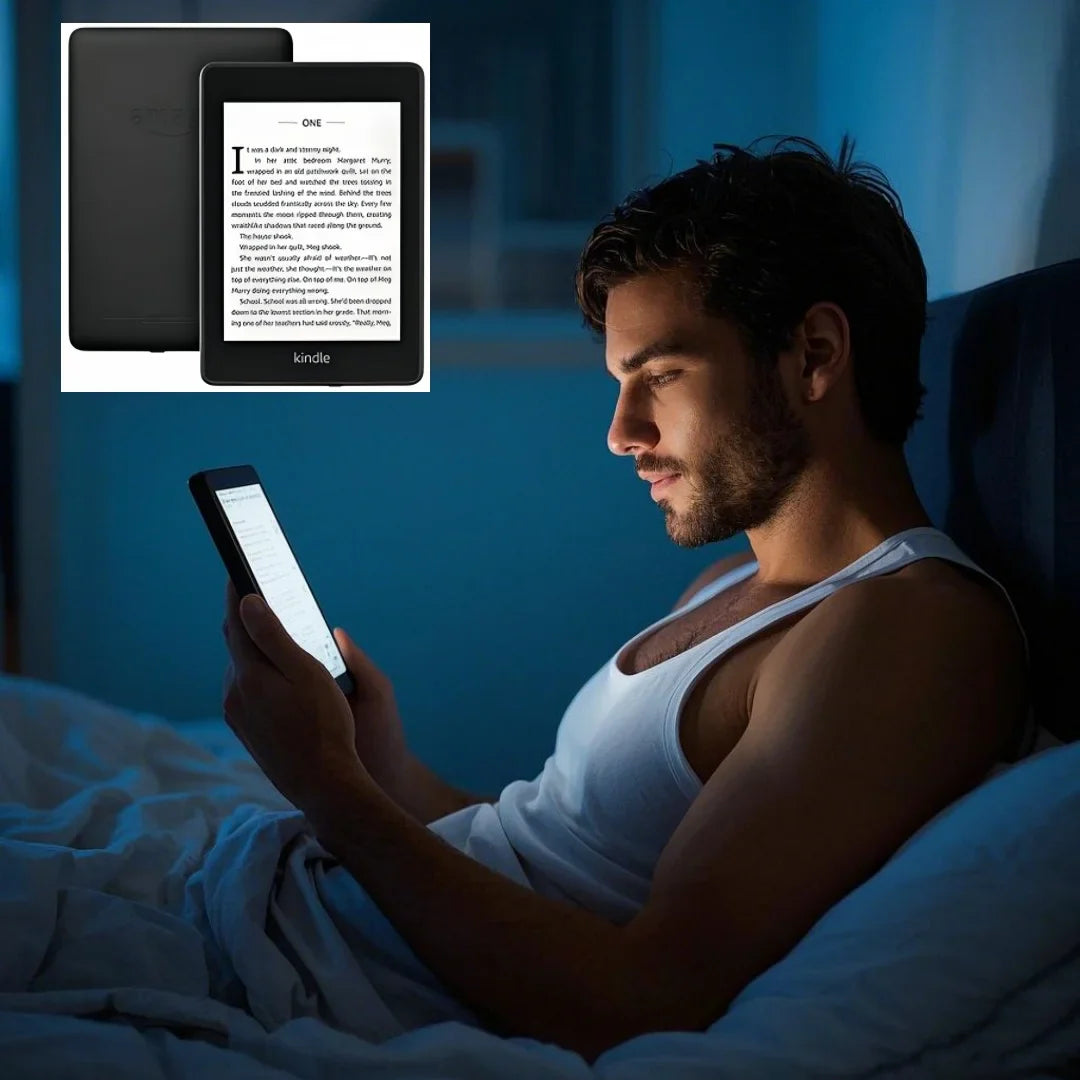 Used Kindle Paperwhite 7th/6th Gen – 6" E-Ink E-book Reader with Built-in Light, Good Condition for Kindle & Kobo