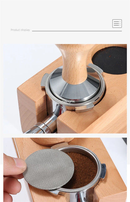 51/53/58mm Reusable Coffee Filter Screen – Heat Resistant Mesh Puck Screen for Espresso Machine Portafilter