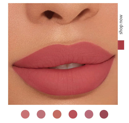 HANDAIYAN 6-Piece Matte Lipstick Set – Waterproof, Long-Lasting, Non-Stick Cup Korean Makeup for Women