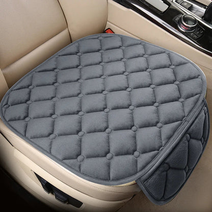 Universal Winter Warm Car Seat Cover Protector Set – 3-Piece Rear Seat Cushion & Back Cushion Auto Seat Protection for Cars, SUVs & Vans