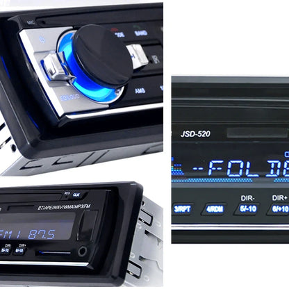 1 Din Car Radio Stereo - Bluetooth MP3 Player with FM Radio, USB, AUX Input & Digital Audio System