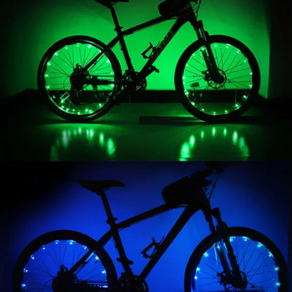 Bicycle Hot Wheel Lights - Mountain Bike Frame and Spoke Decoration Lights for Night Riding