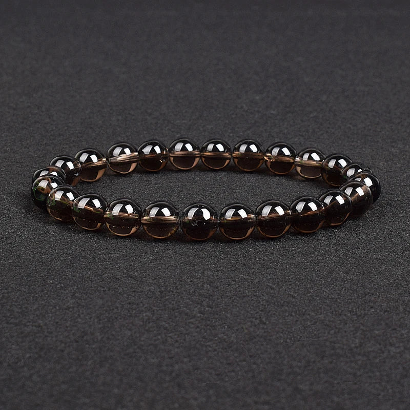 Genuine Natural Stone Beaded Bracelet – Apatite, Lapis Lazuli, Agate & Tiger Eye High Quality Crystal Gem Jewelry Bangle for Men & Women