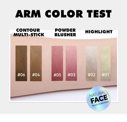 Face Pearl Stone Highlighter Stick – Long-Lasting Contour & Brightening Cheek Illuminator Makeup