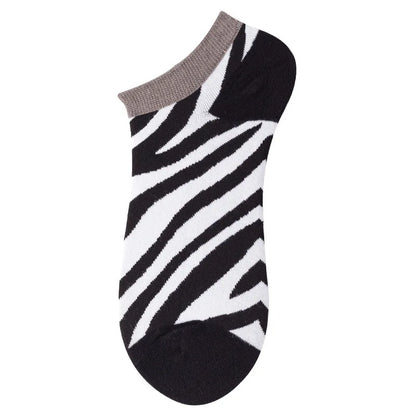 40-Style Colorful Cotton Ankle Socks – Fashion Novelty Short Socks for Men & Women, Funny Animal, Food & Avocado Casual Designs