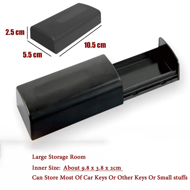 Magnetic Key Safe Box – Hidden Storage for Car Keys & Valuables (Outdoor, Home, Office, Truck, Caravan)