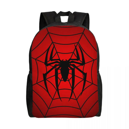 Custom Spider-Man Web Backpack – Water-Resistant School & College Bag for Men and Women