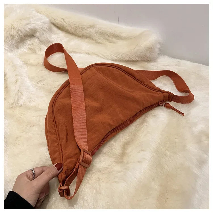 Casual Nylon Hobo Crossbody Bag for Women – Shoulder, Half Moon, Tote Travel Shopper & Purses