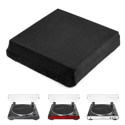 High Elasticity Spandex Turntable Dust Cover — Foldable Protective Sleeve for Audio-Technica AT-LP60XBT