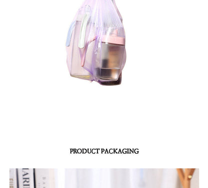 5 Rolls (100PCS) Disposable Trash Bags – Household Kitchen Garbage Bags for Storage & Cleaning