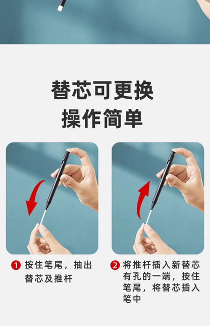 Faber-Castell Precision Tip Pen-Style Eraser – 2.5mm Refillable Retractable