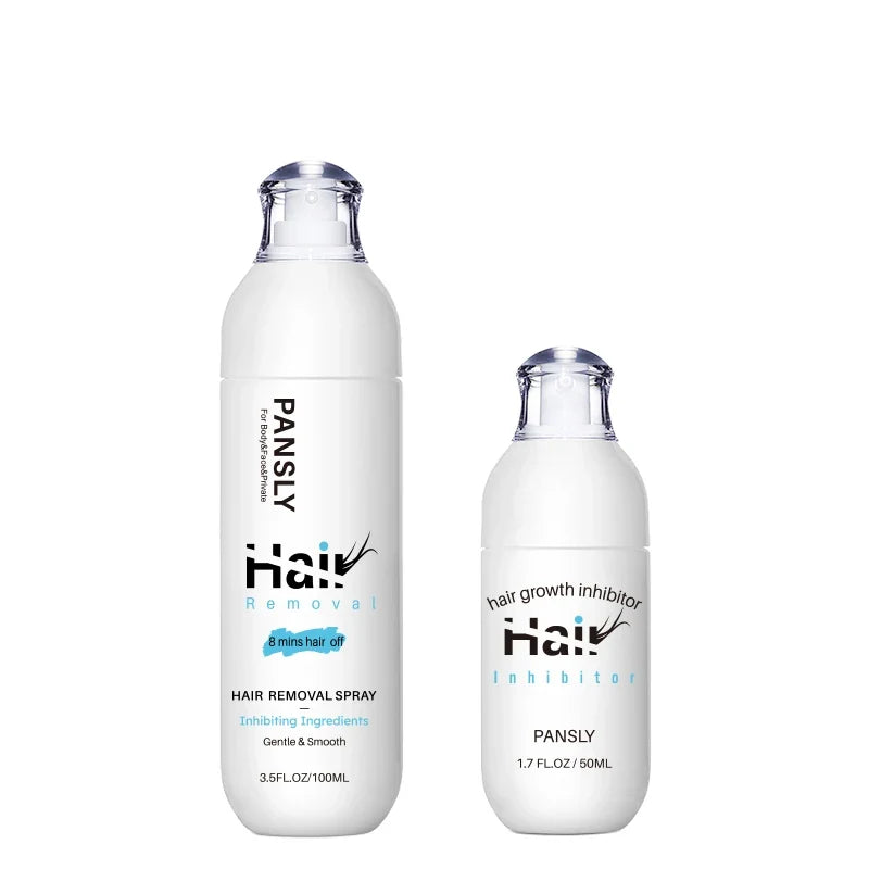 100ML Hair Removal Spray - Painless Hair Reduction Treatment for Smooth Skin and Hair Growth Inhibition